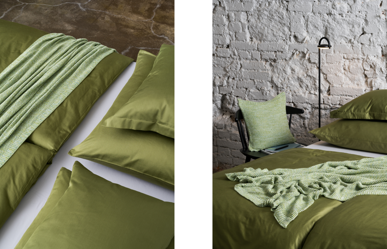 Classic and Oxford style pillowcases can be easily combined.