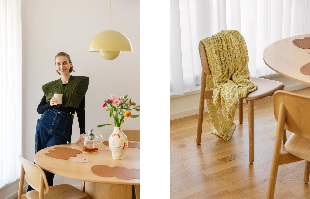 Both Natália and her home radiate kindness, positive energy and a sense of stylish design.