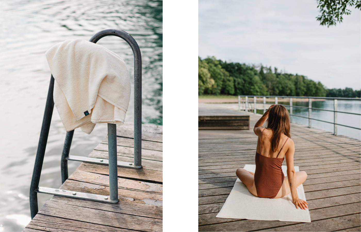 Our soft beach towel is a summer essential.