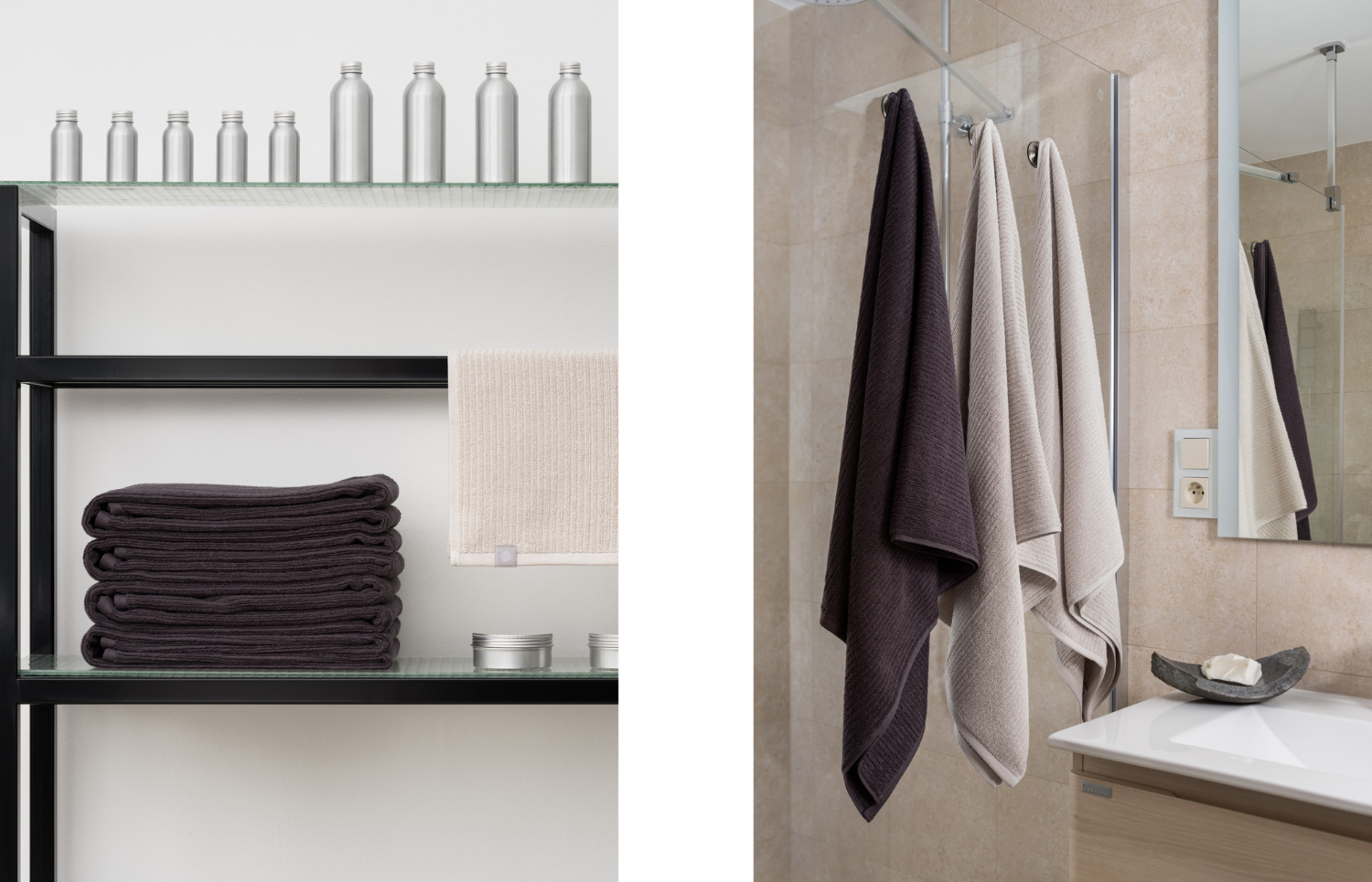 Die Handtücher und Badetücher Lejaan sind für jede Gelegenheit geeignet, suchen Sie sich einfach aus.