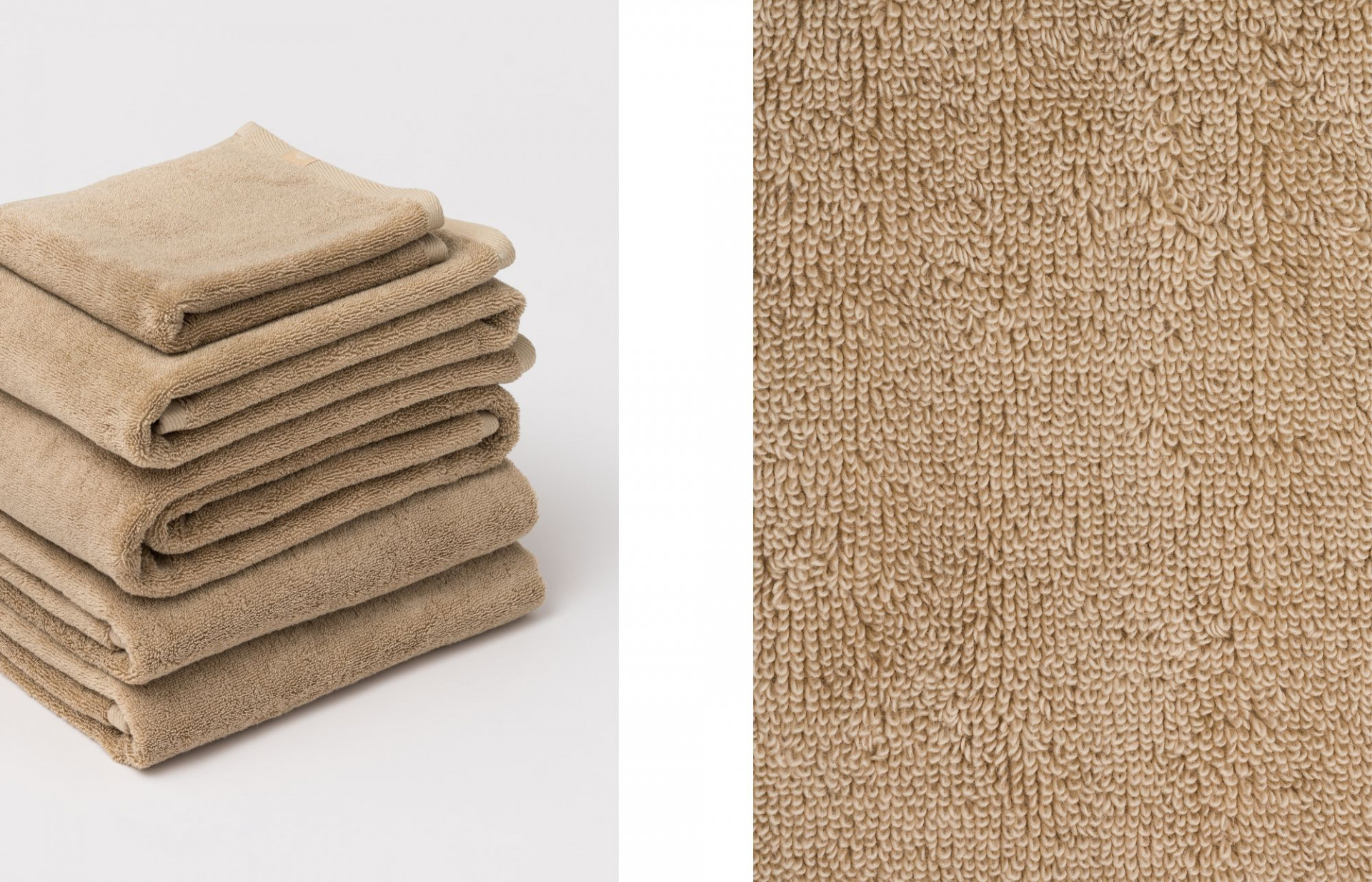 Only the finest cotton fibre is used for every loop of our Delicate Cotton bath linen.